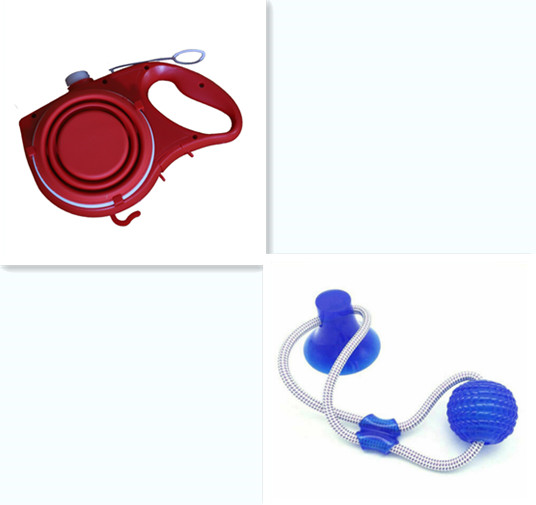 Dog Leash with Water & Food Dispenser