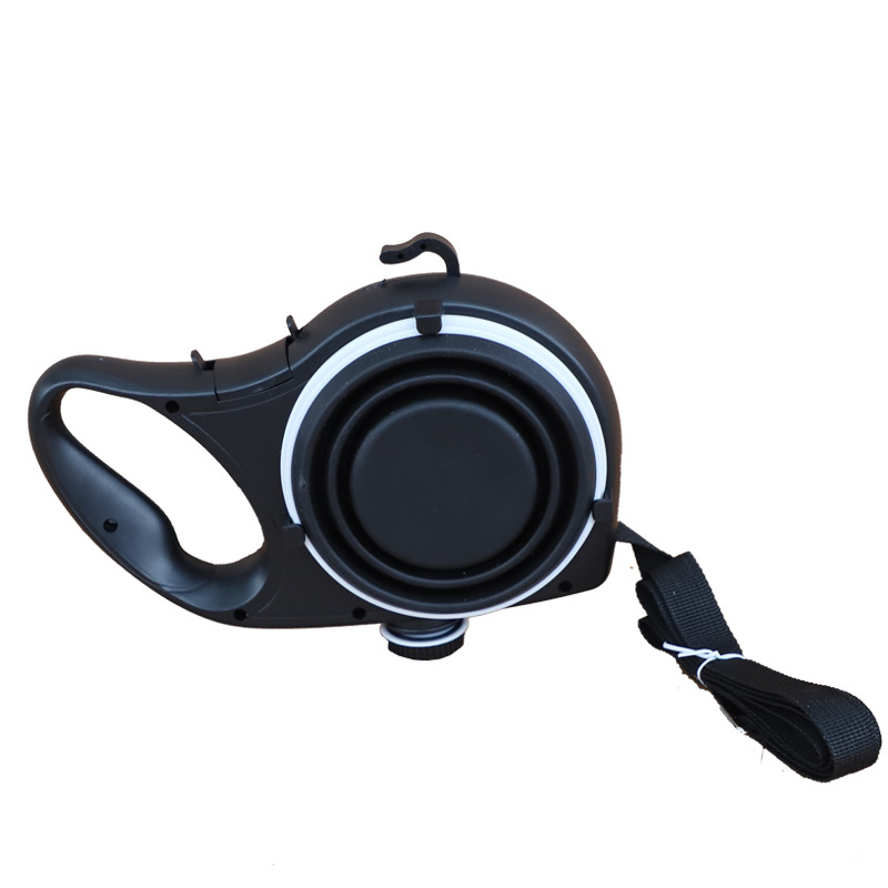 Dog Leash with Water & Food Dispenser