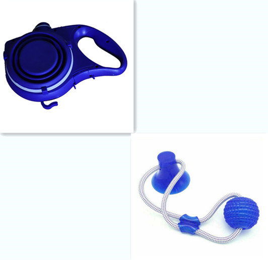 Dog Leash with Water & Food Dispenser